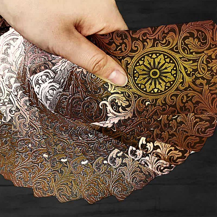 Olivenorma Tarocchi in lamina d'oro in stile antico 