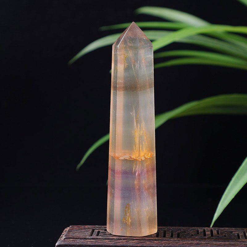Bacchette di cristallo Reki crostale naturale di fluorite