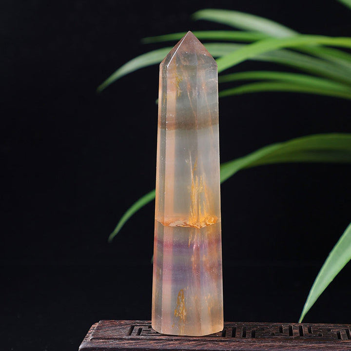 Bacchette di cristallo Reki crostale naturale di fluorite