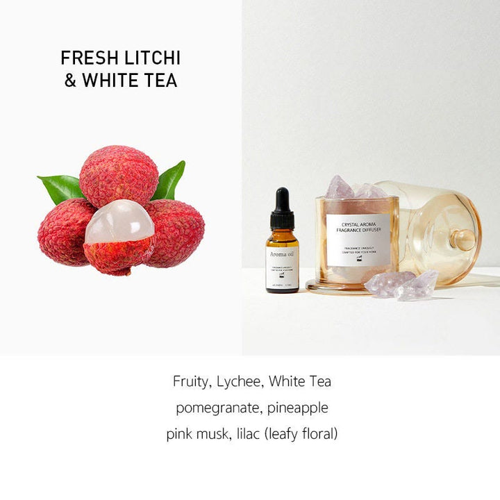 Olivenorma Diffusore di oli profumati Set regalo Aromaterapia di cristallo