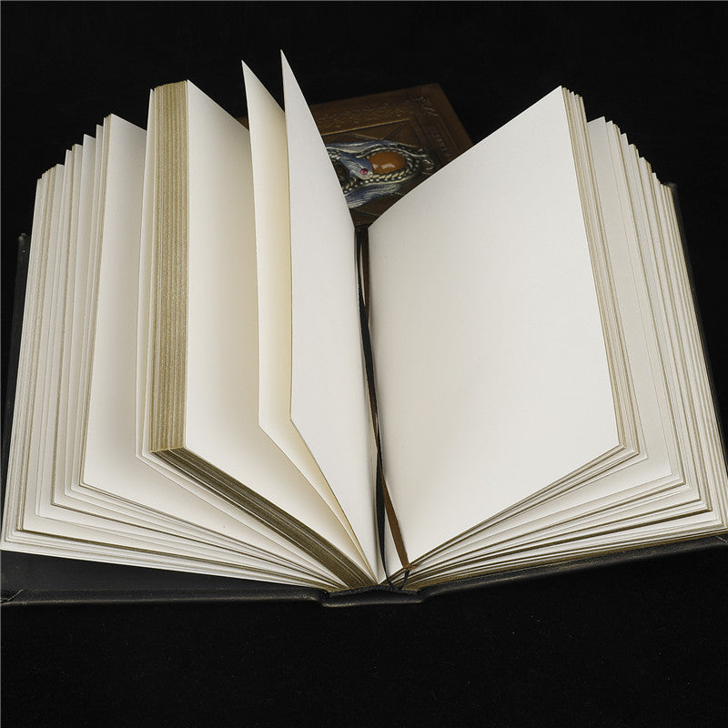 Quaderno decorativo con motivo a gatto Pegaso in pietra di cristallo Olivenorma