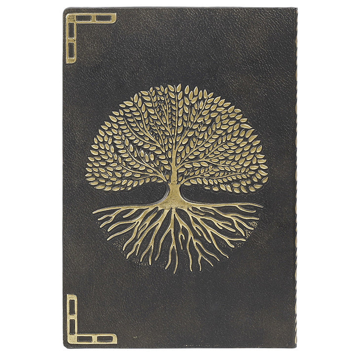 Quaderno con pietra di cristallo Olivenorma Chakra Albero della vita 