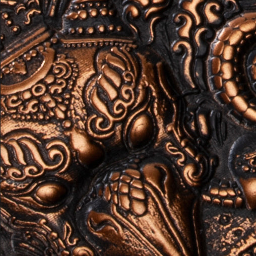 Quaderno decorativo in rilievo con aquila demoniaca in pietra di cristallo Olivenorma