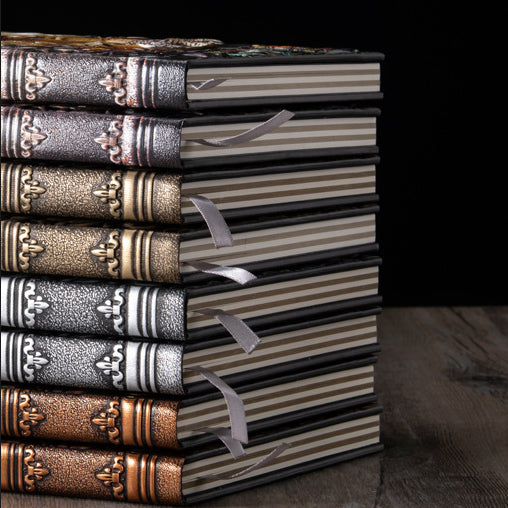 Quaderno decorativo in rilievo con aquila demoniaca in pietra di cristallo Olivenorma