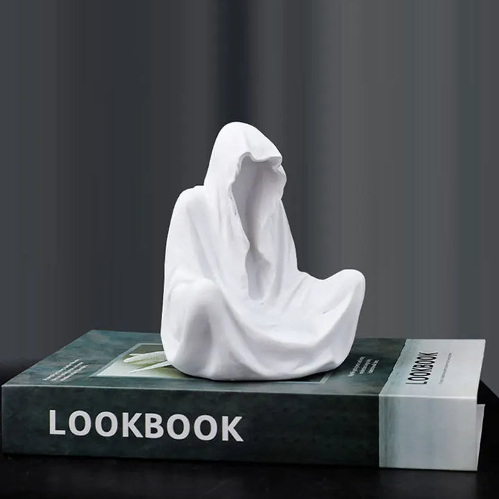 Olivenorma Ghostly Wizard Candeliere Decorazione in Resina Portacandele