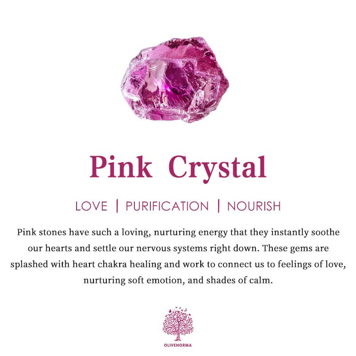 Collana con ciondolo in cristallo a doppia luna con freccia in rame Olivenorma e pietre preziose