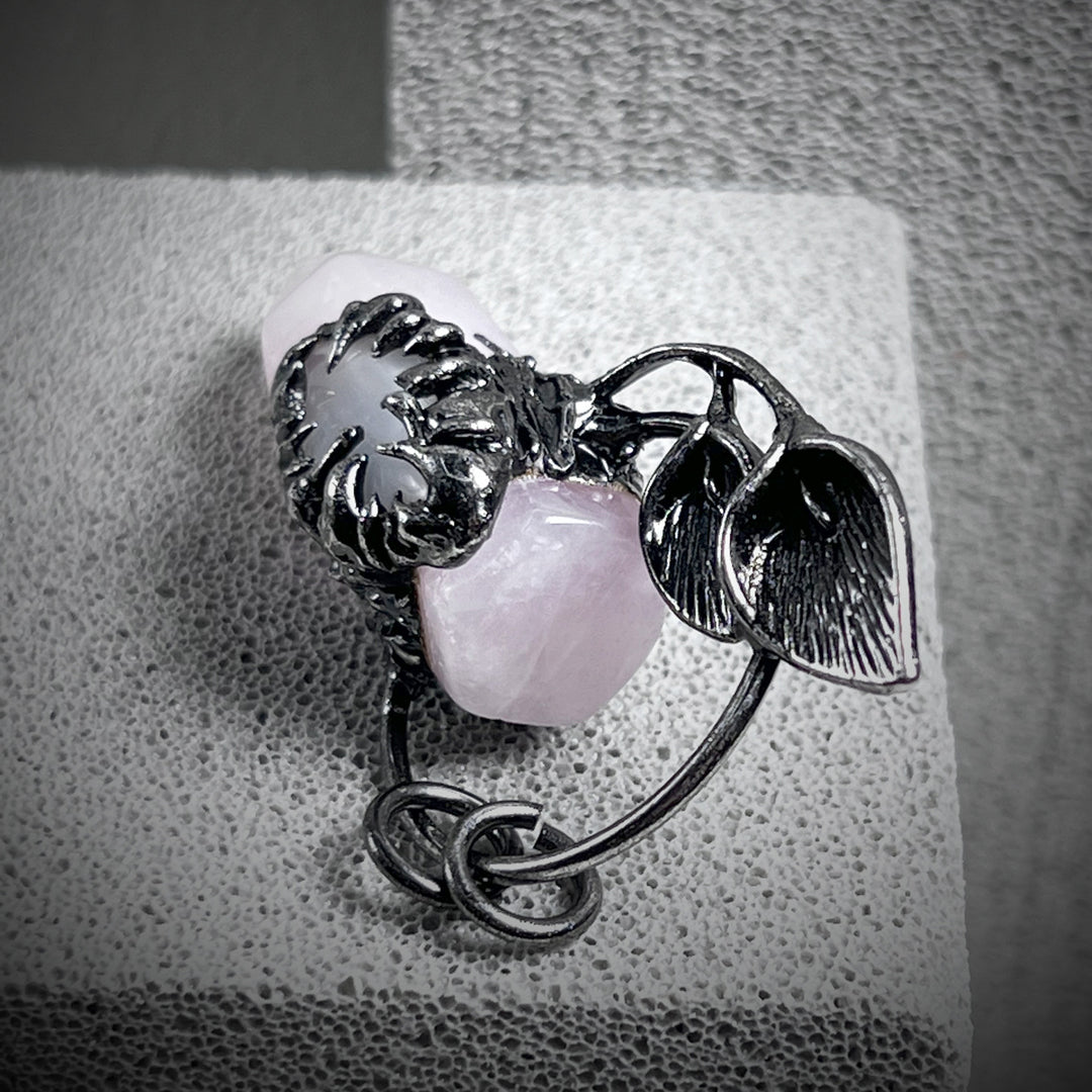 Olivenorma Halloween Ghost Scratch Collana con ciondolo in pietra di cristallo con pietre preziose