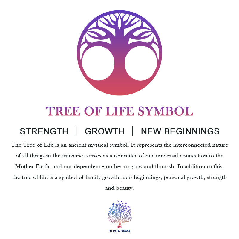 Olivenorma Chakra Albero della vita Acchiappasogni nero