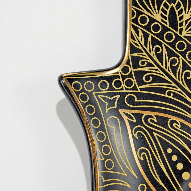 Olivenorma Hamsa Evil Eye Porta sottobicchiere in cristallo di ceramica
