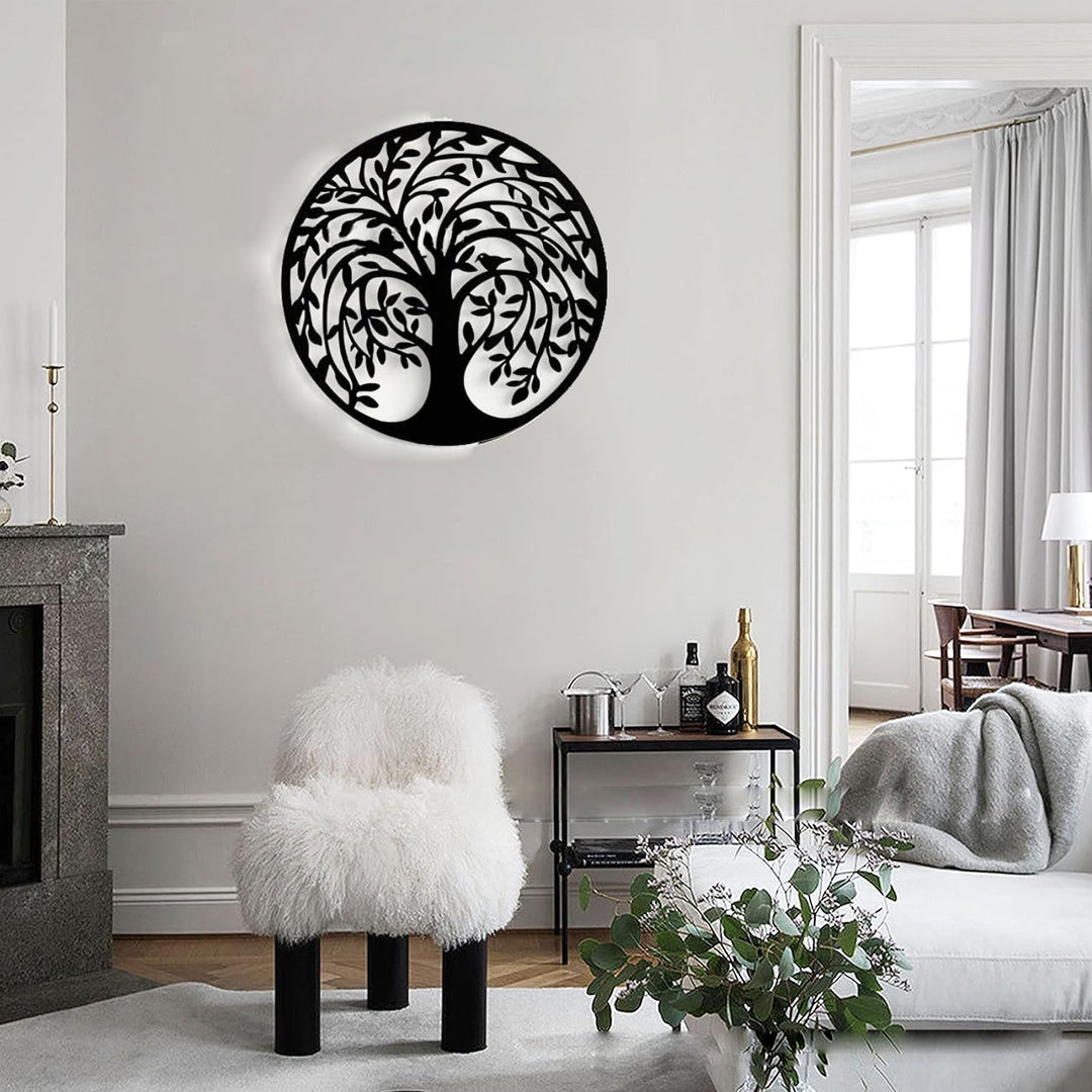 Decorazione da parete in metallo con albero della vita Olivenorma