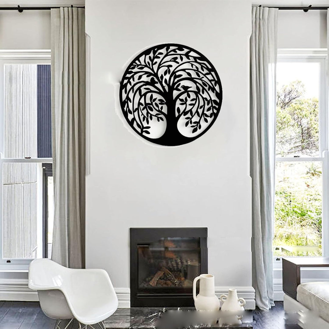 Decorazione da parete in metallo con albero della vita Olivenorma