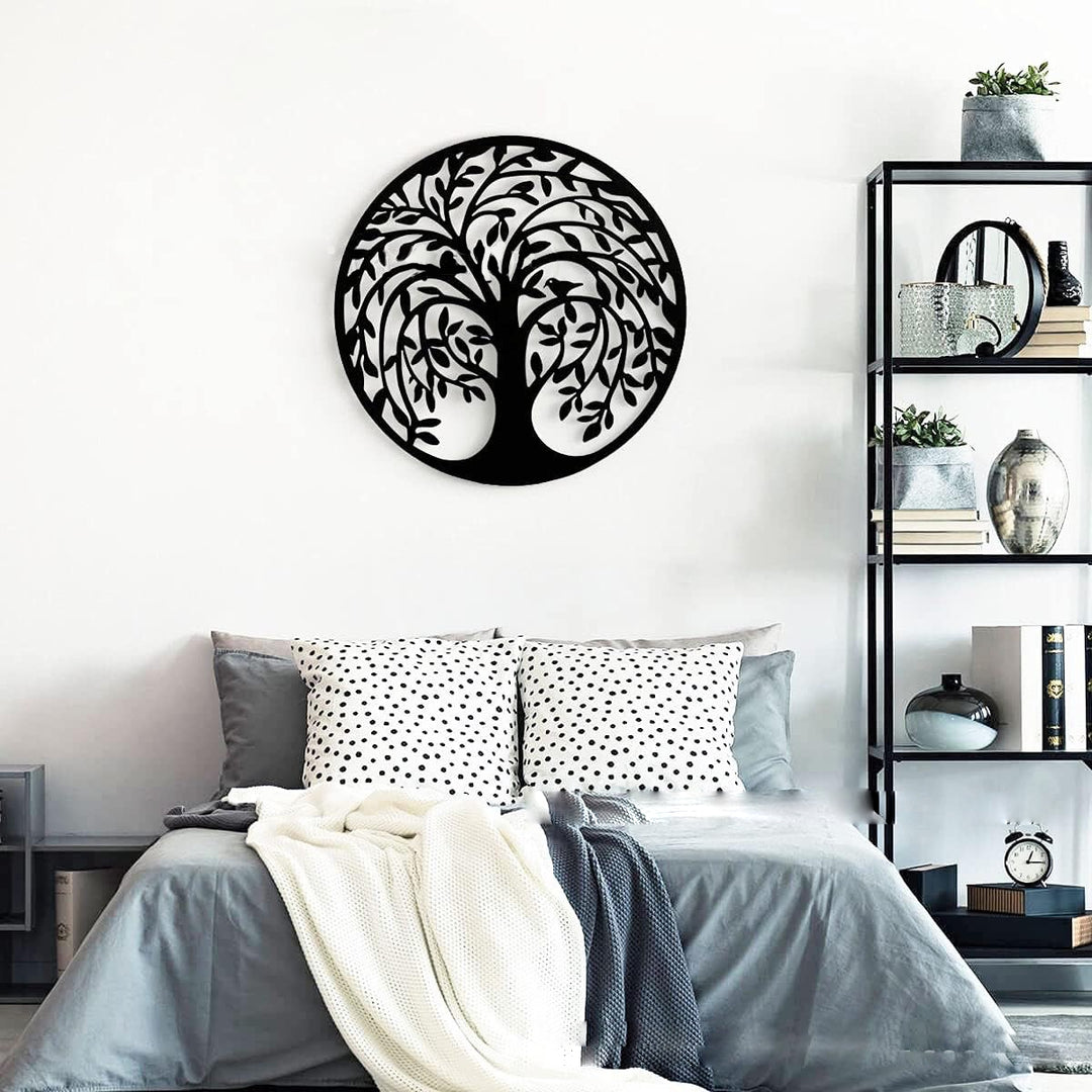 Decorazione da parete in metallo con albero della vita Olivenorma