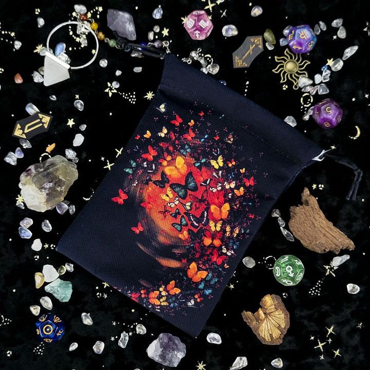 Borsa portaoggetti con stampa animalier Olivenorma