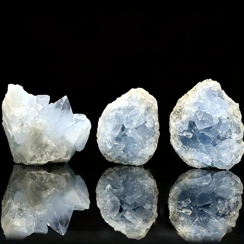 Olivenorma Cluster di cristallo di Celestina naturale irregolare Pietra naturale