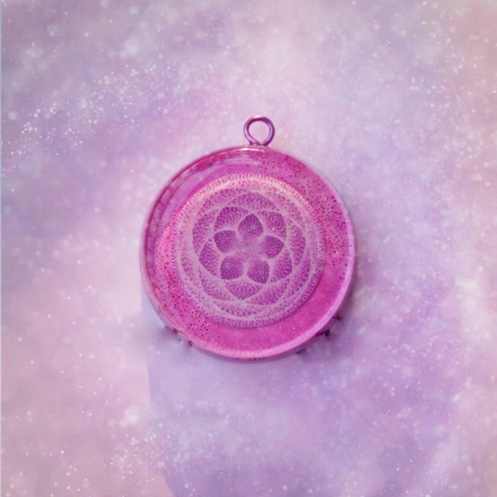Collana di orgone al quarzo rosa fragola "Venus" Olivenorma