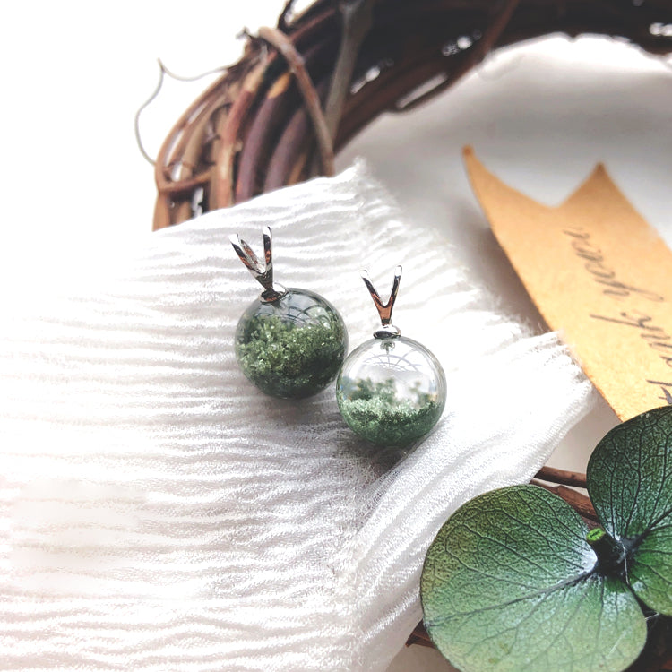 Collana con bracciale in argento sterling con quarzo fantasma verde Olivenorma