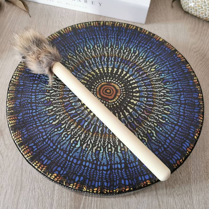 Olivenorma Percussioni artigianali con tamburo dal design unico a mosaico