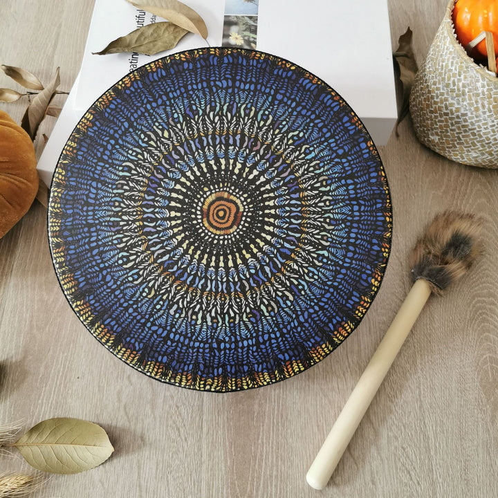 Olivenorma Percussioni artigianali con tamburo dal design unico a mosaico