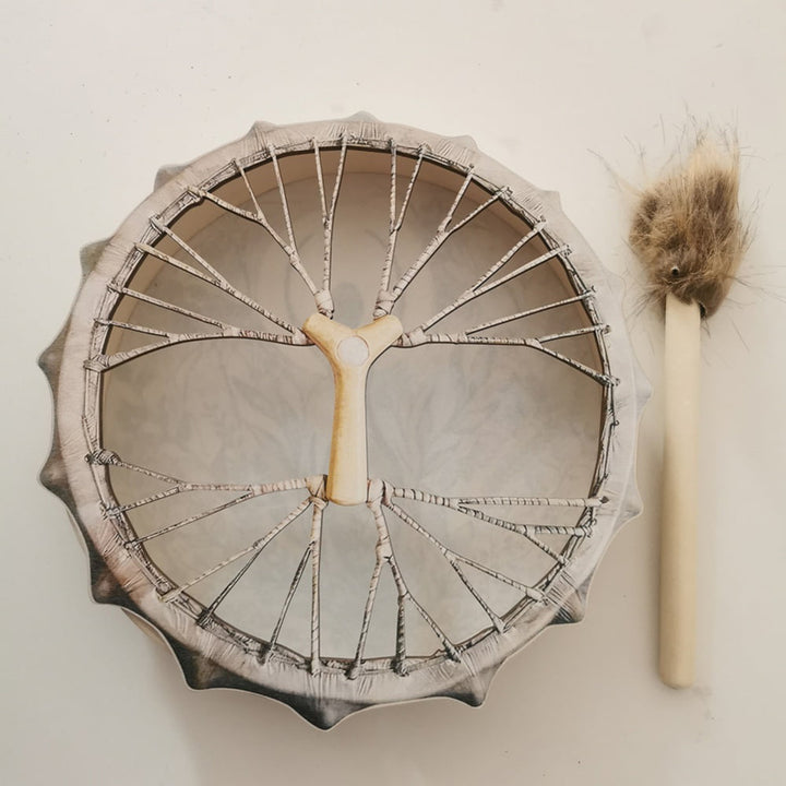 Olivenorma Tamburo Sciamano Decorazione per la casa Tamburo della Dea 