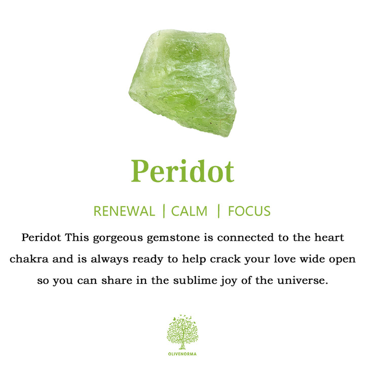 Olivenorma "The Instant Heartbeat" - Anello Empathy in peridoto con zircone