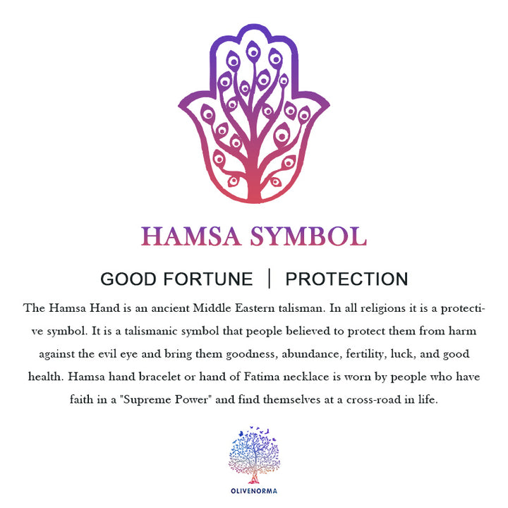 Olivenorma Evil Eye Hamsa Symbol Borsa per il trucco e i cosmetici