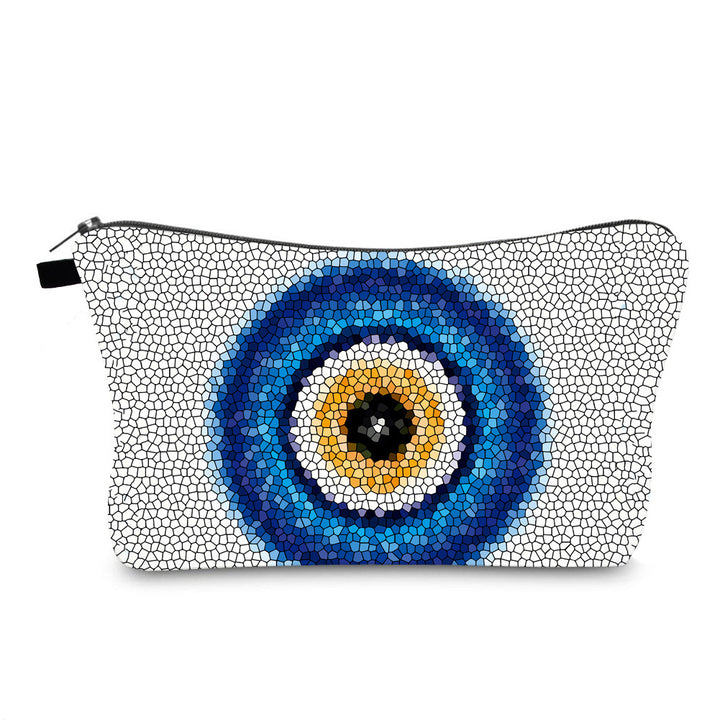 Olivenorma Evil Eye Hamsa Symbol Borsa per il trucco e i cosmetici