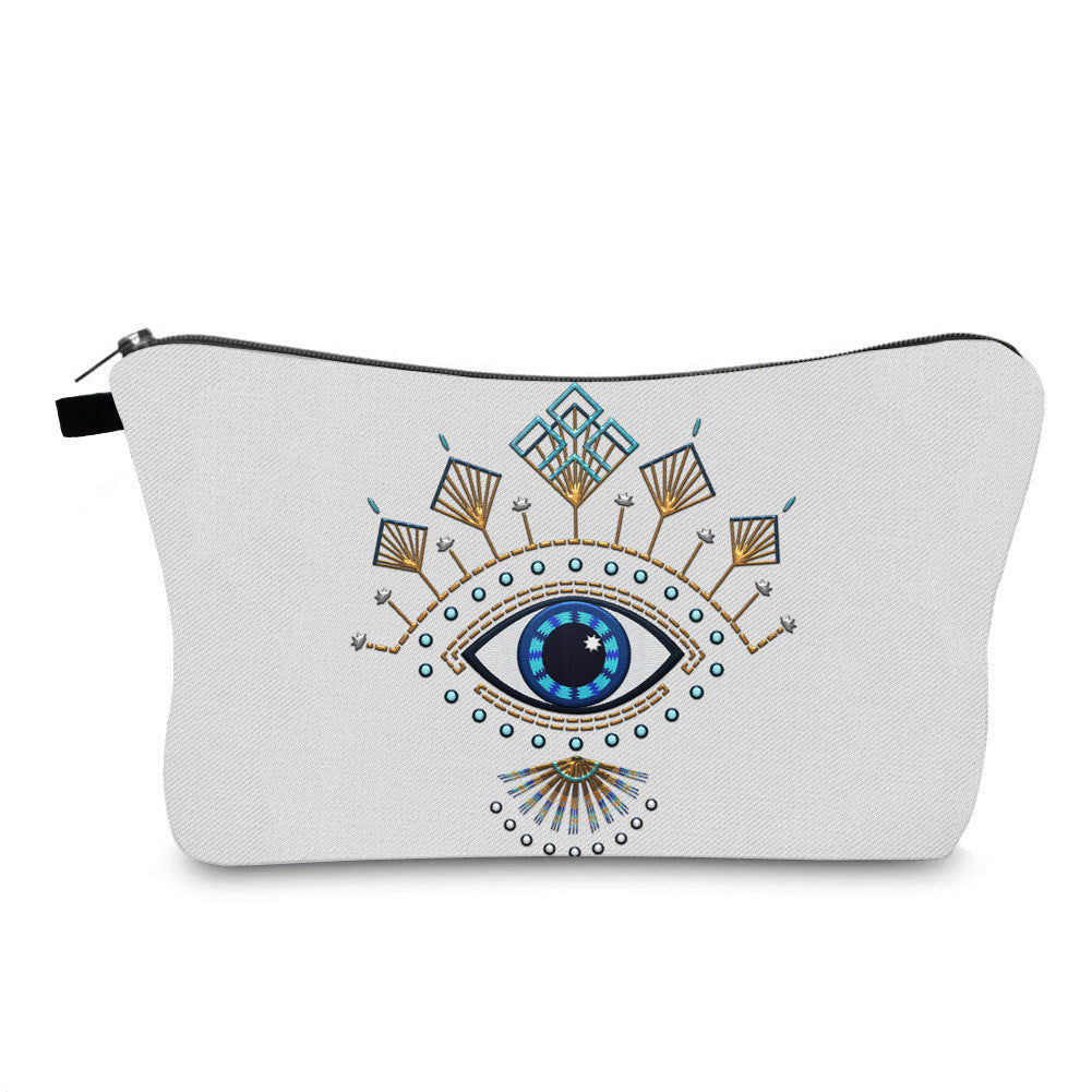 Olivenorma Evil Eye Hamsa Symbol Borsa per il trucco e i cosmetici
