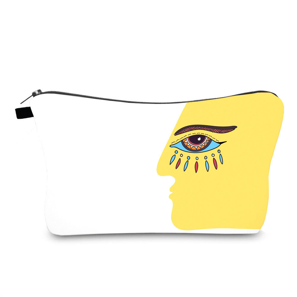 Olivenorma Evil Eye Hamsa Symbol Borsa per il trucco e i cosmetici