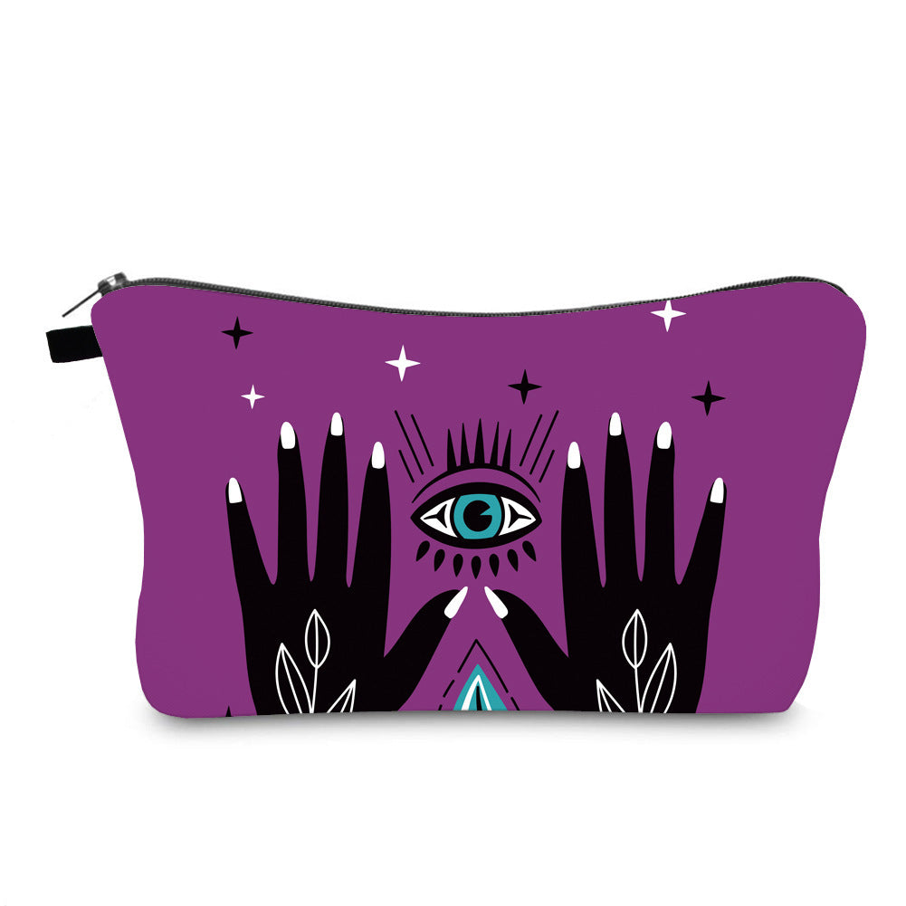 Olivenorma Evil Eye Hamsa Symbol Borsa per il trucco e i cosmetici
