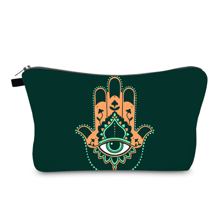 Olivenorma Evil Eye Hamsa Symbol Borsa per il trucco e i cosmetici