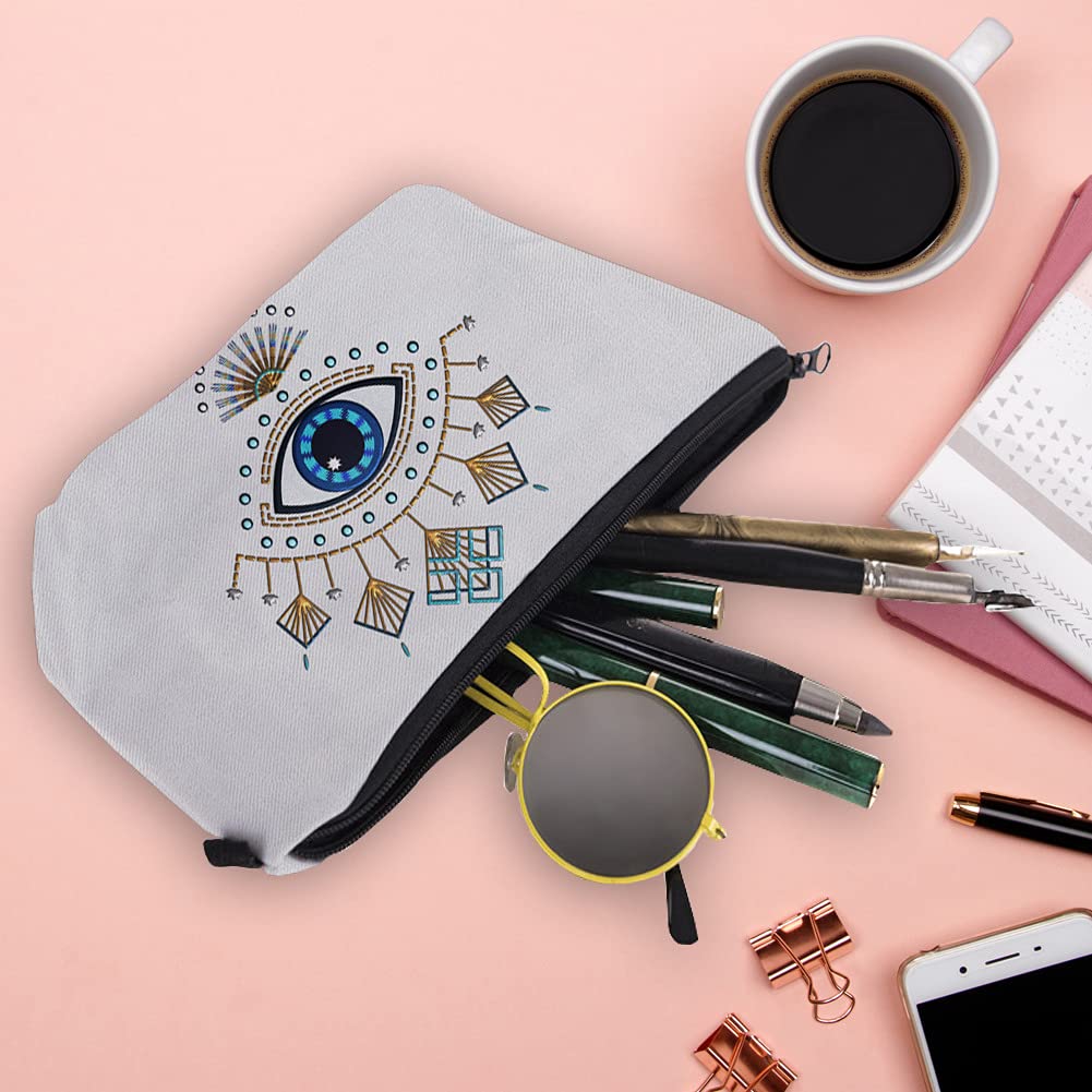 Olivenorma Evil Eye Hamsa Symbol Borsa per il trucco e i cosmetici