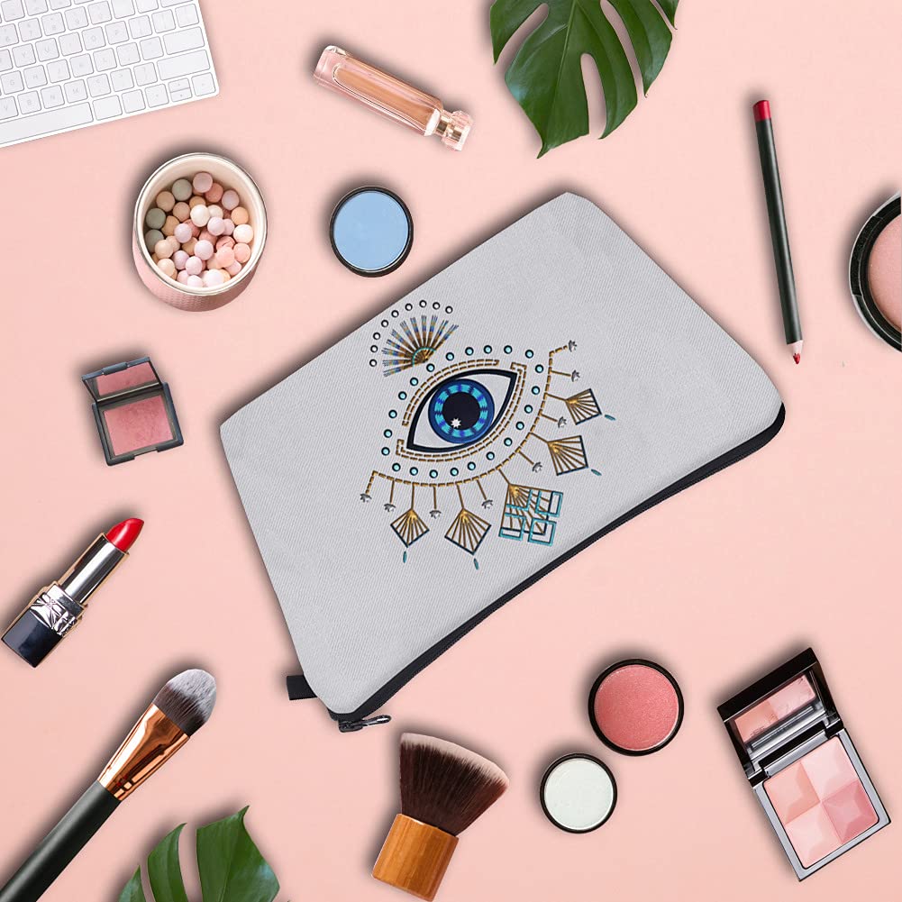 Olivenorma Evil Eye Hamsa Symbol Borsa per il trucco e i cosmetici