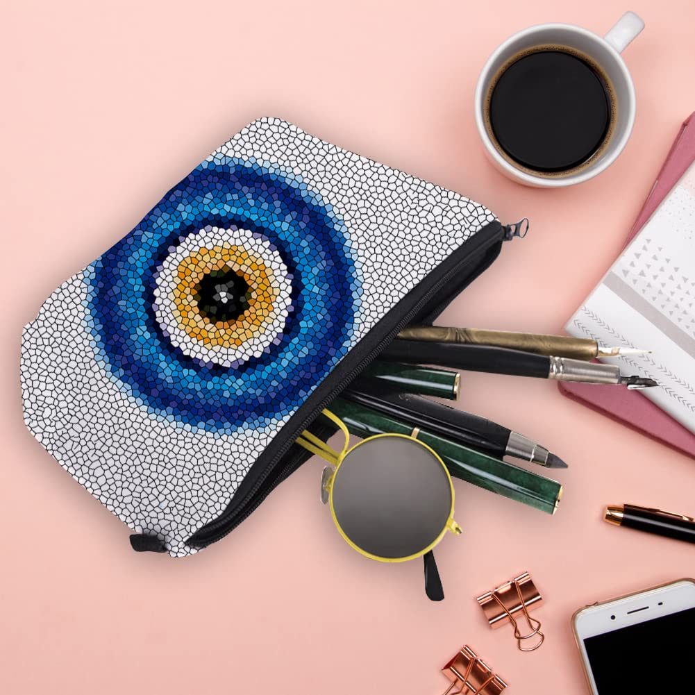 Olivenorma Evil Eye Hamsa Symbol Borsa per il trucco e i cosmetici