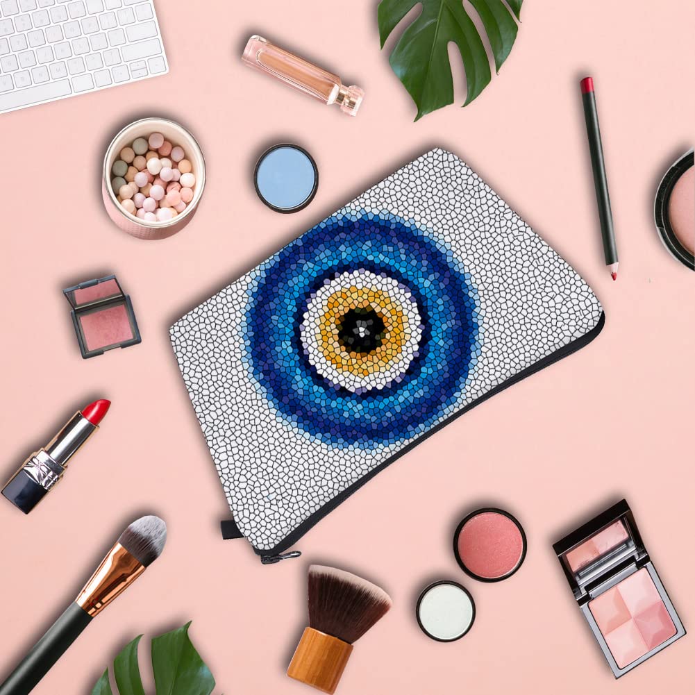 Olivenorma Evil Eye Hamsa Symbol Borsa per il trucco e i cosmetici