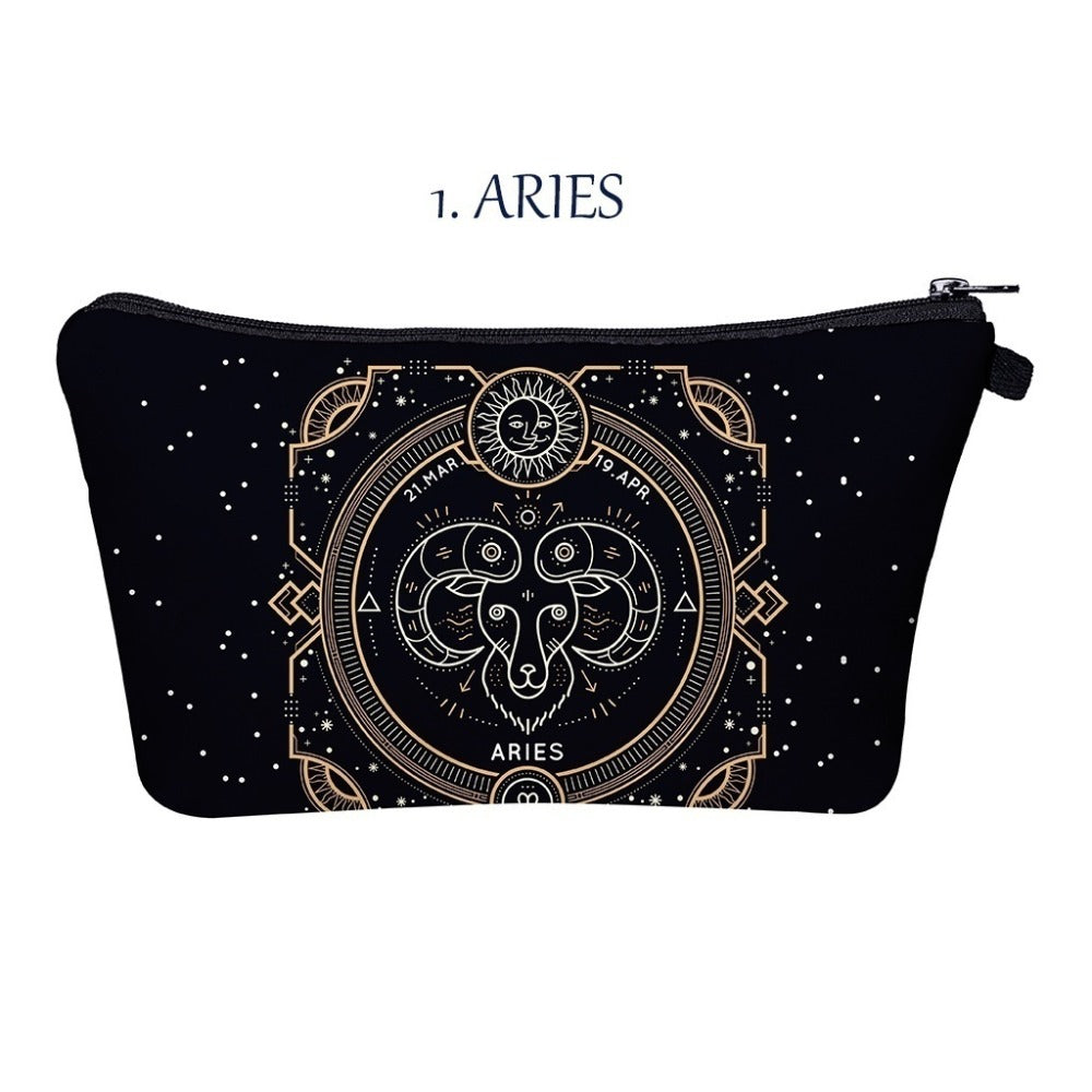 Olivenorma Zodiac Print Design Borsa per il trucco e cosmetici