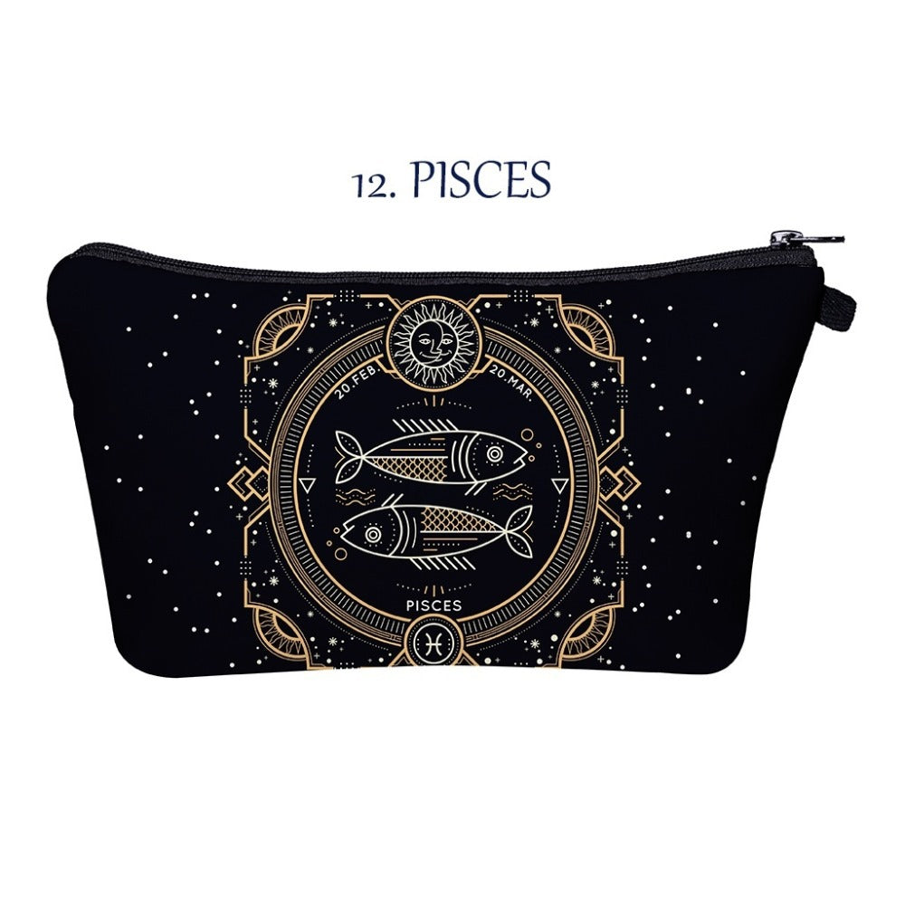 Olivenorma Zodiac Print Design Borsa per il trucco e cosmetici