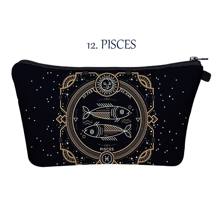 Olivenorma Zodiac Print Design Borsa per il trucco e cosmetici