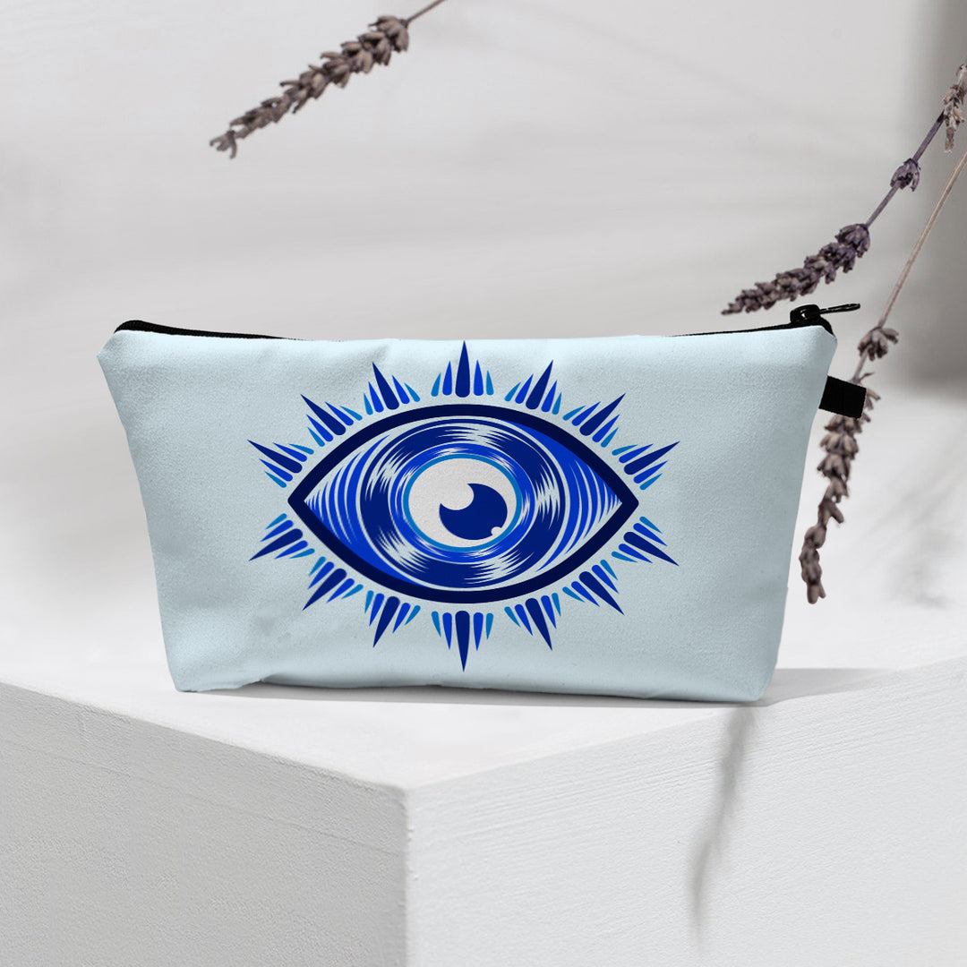 Olivenorma Borsa cosmetica moderna Witchy Boho Evil Eye