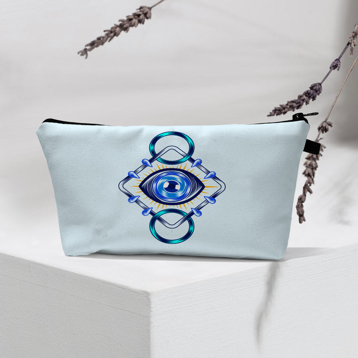 Olivenorma Borsa cosmetica moderna Witchy Boho Evil Eye