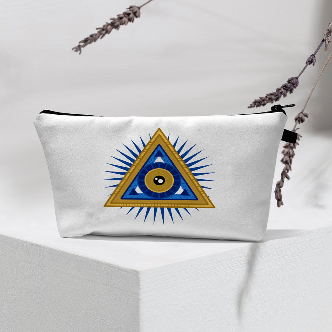 Olivenorma Borsa cosmetica moderna Witchy Boho Evil Eye