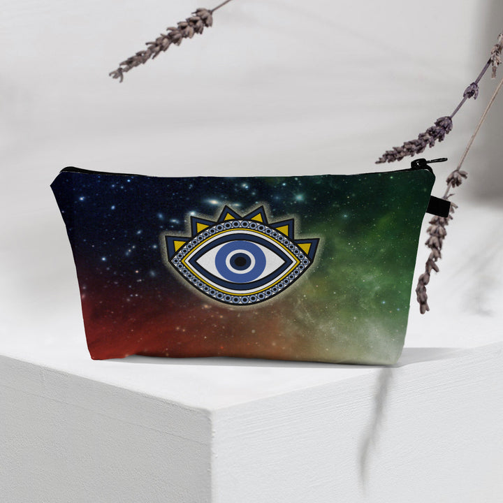 Olivenorma Borsa cosmetica moderna Witchy Boho Evil Eye