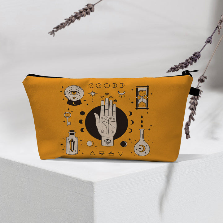 Olivenorma Borsa cosmetica moderna Witchy Boho Evil Eye