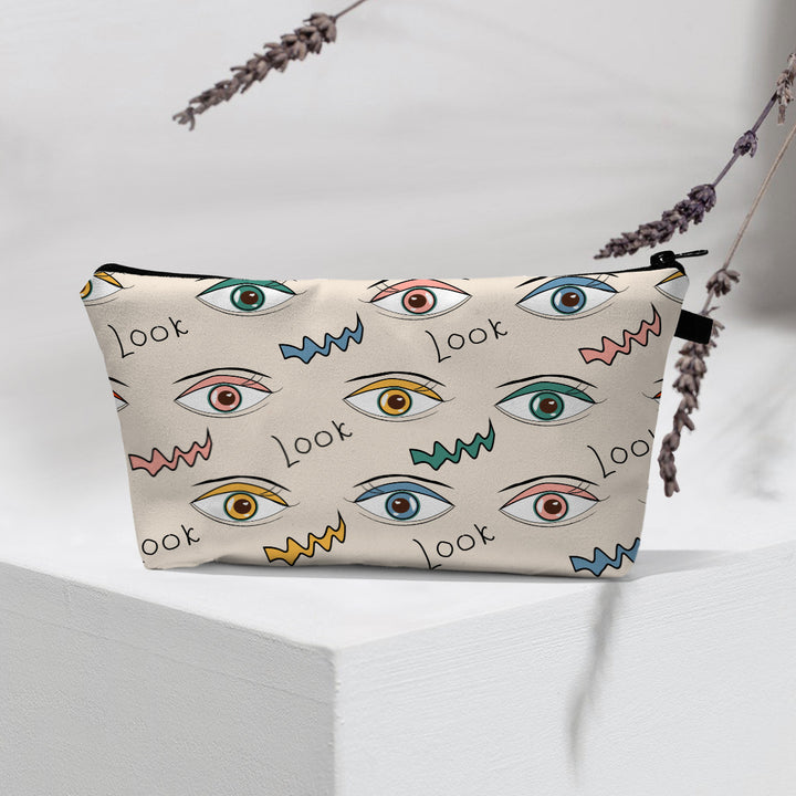 Olivenorma Borsa cosmetica moderna Witchy Boho Evil Eye