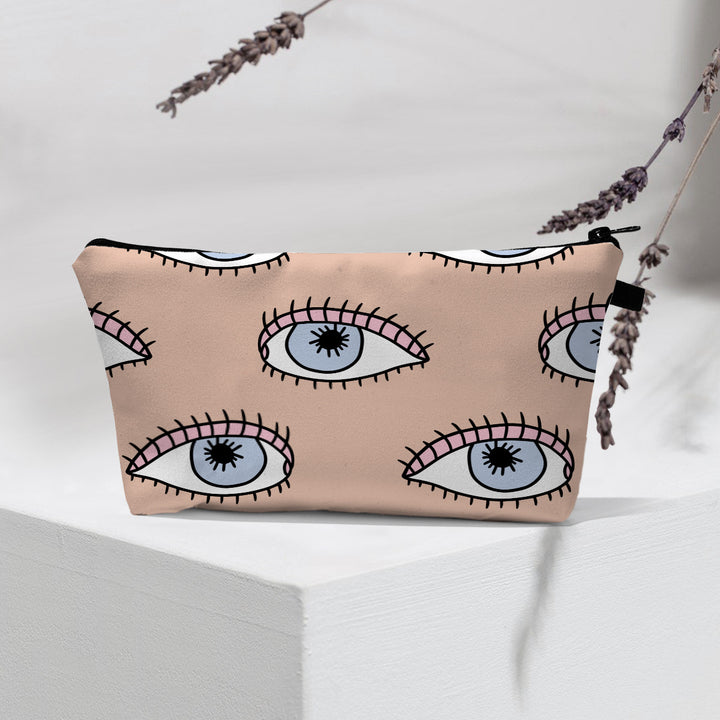 Olivenorma Borsa cosmetica moderna Witchy Boho Evil Eye