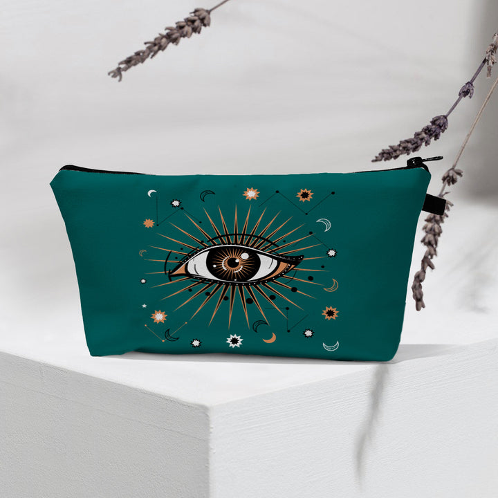 Olivenorma Borsa cosmetica moderna Witchy Boho Evil Eye