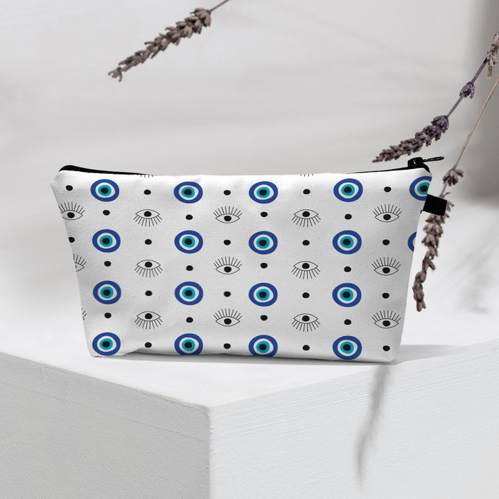 Olivenorma Borsa cosmetica moderna Witchy Boho Evil Eye