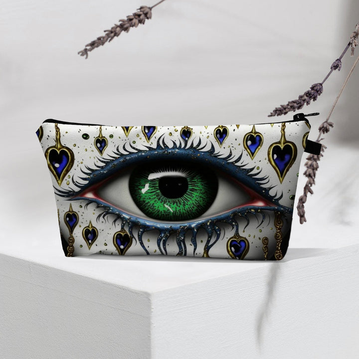 Olivenorma Borsa cosmetica moderna Witchy Boho Evil Eye
