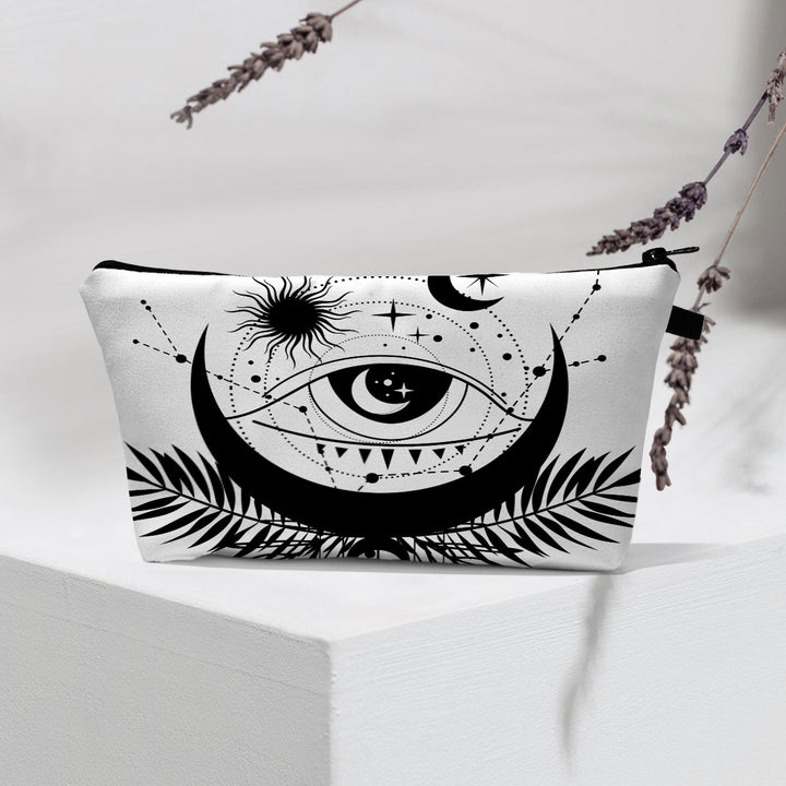 Olivenorma Borsa cosmetica moderna Witchy Boho Evil Eye