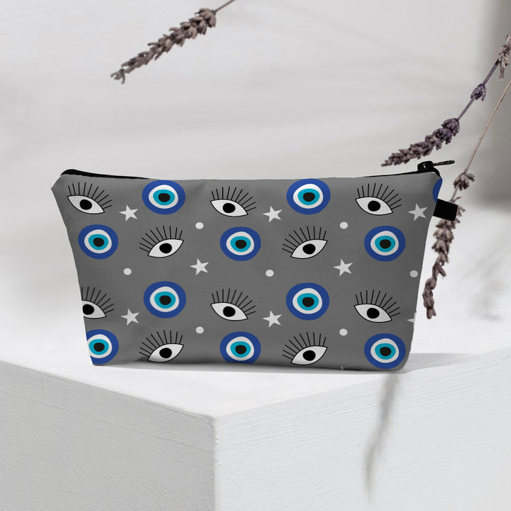 Olivenorma Borsa cosmetica moderna Witchy Boho Evil Eye