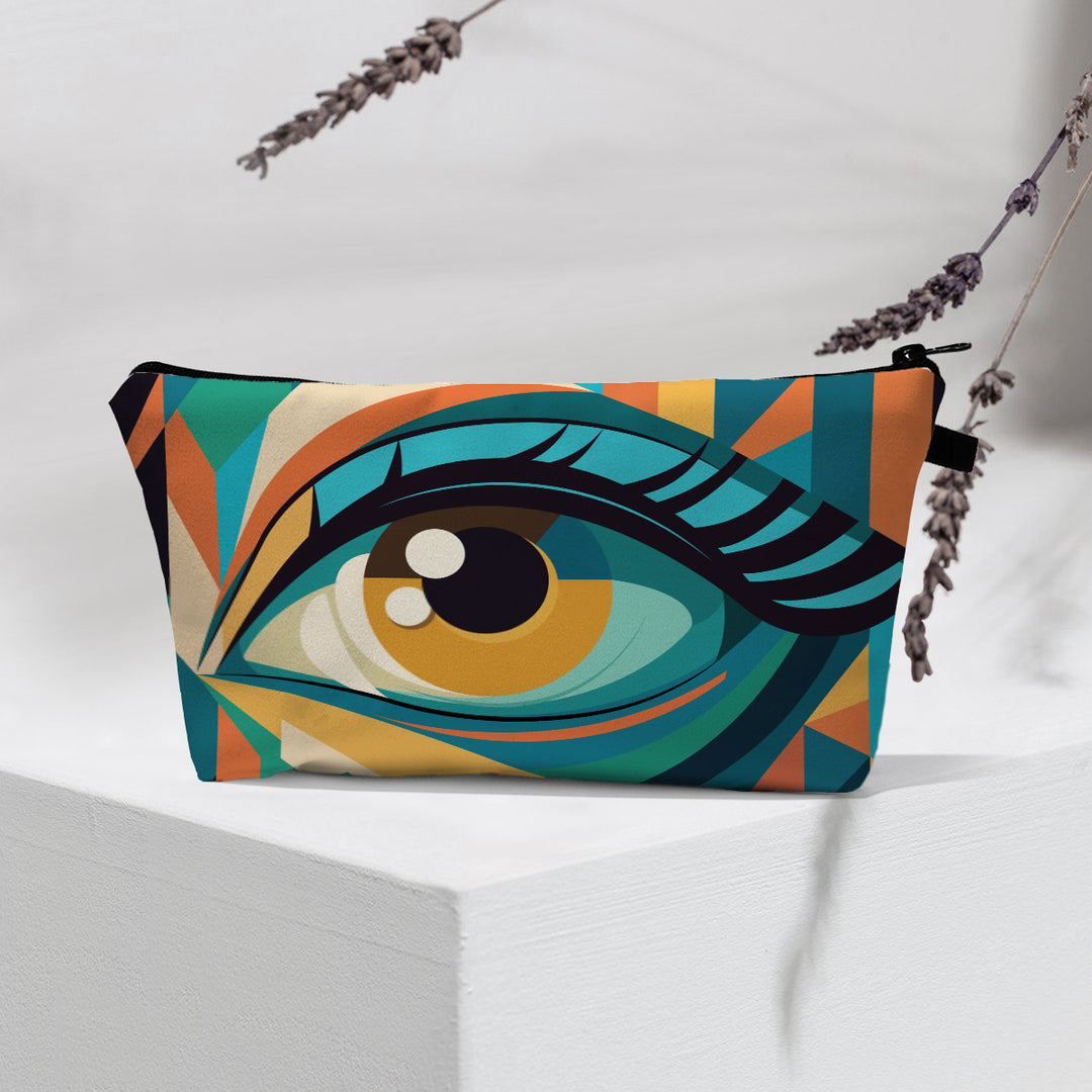 Olivenorma Borsa cosmetica moderna Witchy Boho Evil Eye